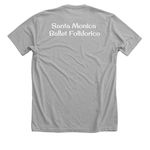 Santa Monica Folklorico Attire, a Athletic Heather Premium Unisex Tee (back-view)