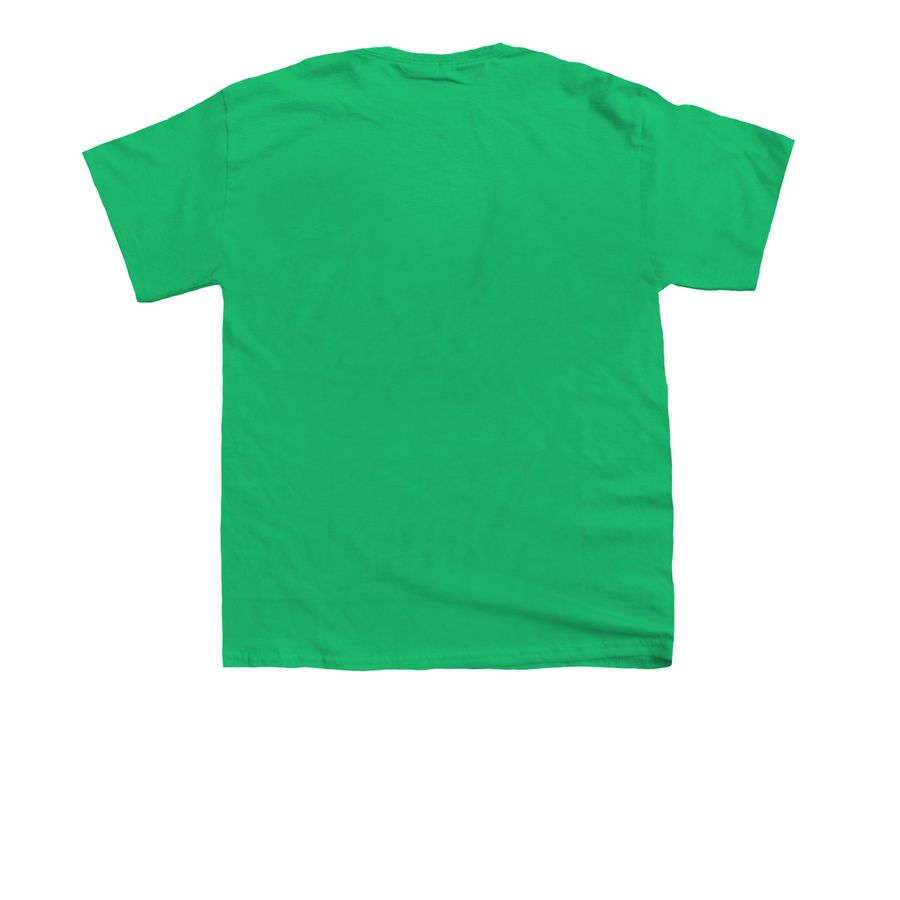 I got next, a Irish Green Youth Unisex Tee (back-view)
