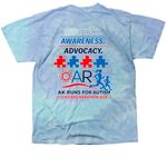 AK Runs - Fun Collection, a Lagoon Classic Tie Dye Tee (back-view)