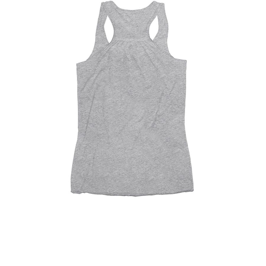 Classic Rainbow, a Athletic Heather Women's Racerback (back-view)