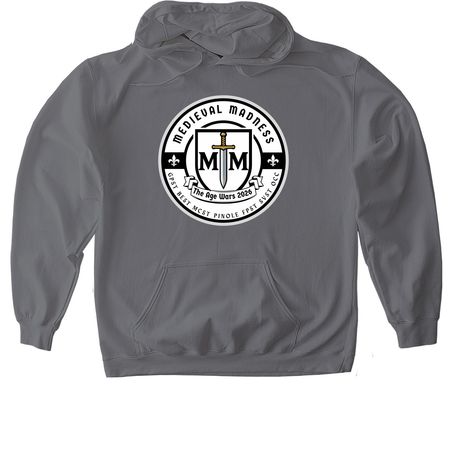 Medieval Madness 2026, a Charcoal Gildan Softstyle Pullover Hoodie