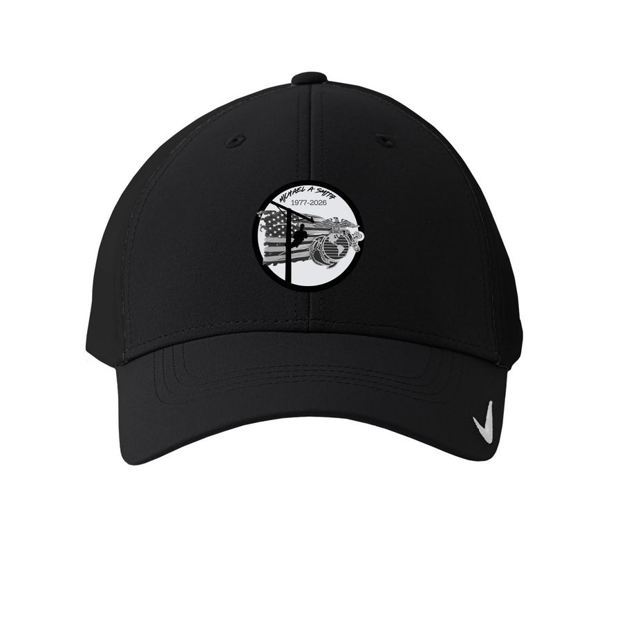 HATS, a Black Printed Nike Dri-FIT Legacy Performance Cap