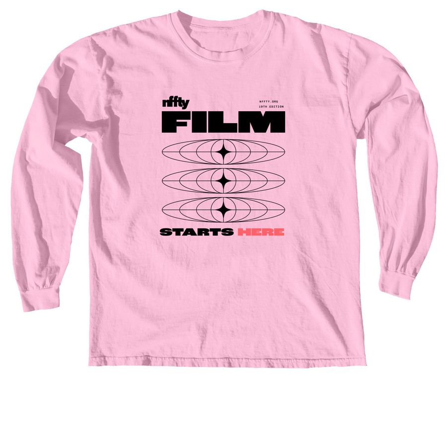 NFFTY 2026 Apparel - Pink, a Blossom Comfort Colors Long Sleeve Tee