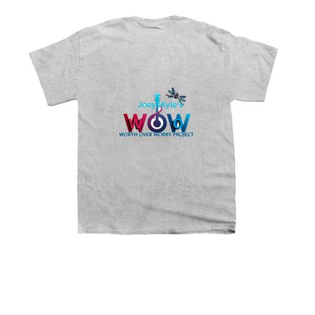 Worth Over Worry Project, a Sport Grey Youth Unisex Tee