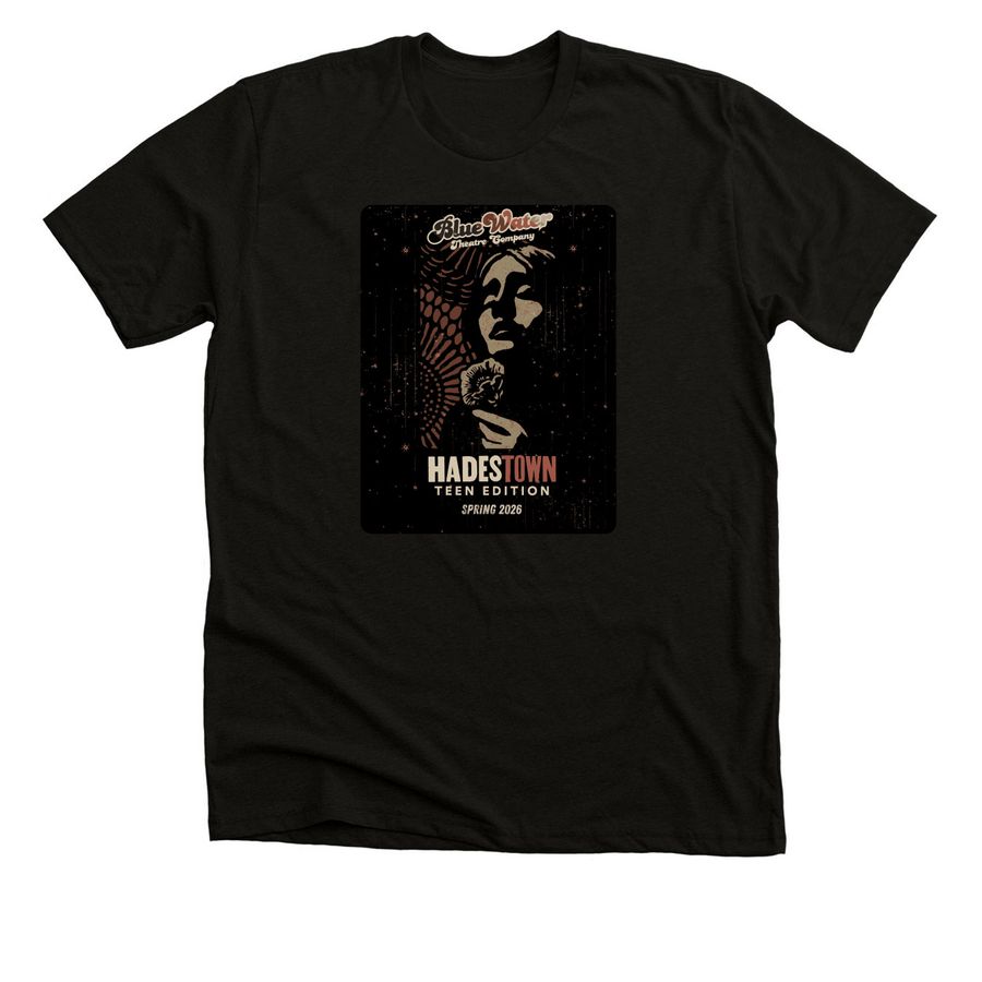 Hadestown Show Shirts, a Solid Black Blend Premium Unisex Tee
