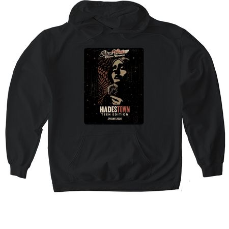 Hadestown Show Shirts, a Black Gildan Softstyle Pullover Hoodie
