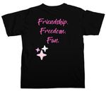 Rebel's Code., a Black Comfort Colors Unisex Tee (back-view)