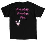 Rebel's Code., a Black Classic Unisex Tee (back-view)