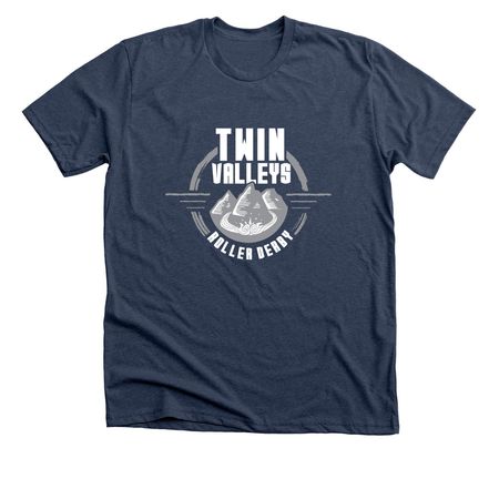 TVRD Logo T-Shirt, a Heather Navy Premium Unisex Tee
