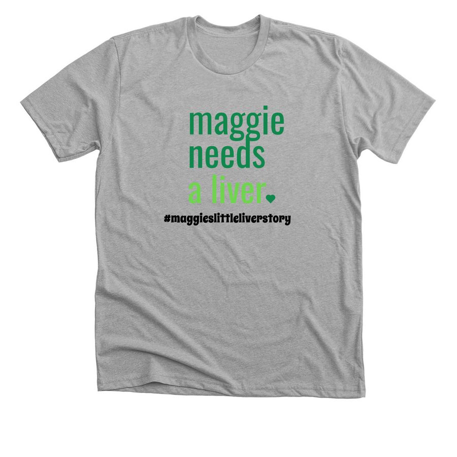 Team Maggie, a Athletic Heather Premium Unisex Tee
