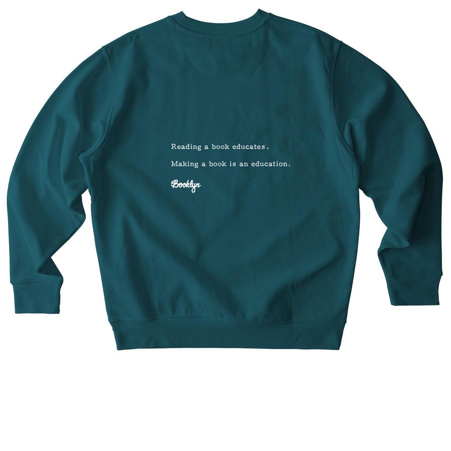 Support Booklyn Inc.&nbsp;, a Stargazer Stanley/Stella Unisex Changer 2.0 Crewneck Sweatshirt (back-view)
