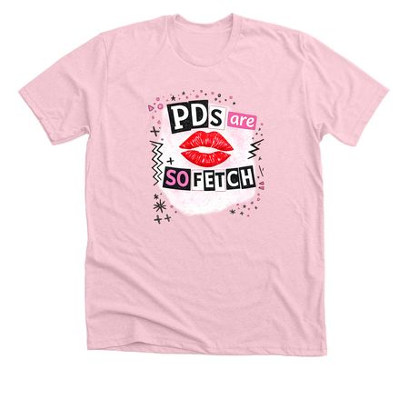 PDs are so fetch, a Heather Pink Premium Unisex Tee