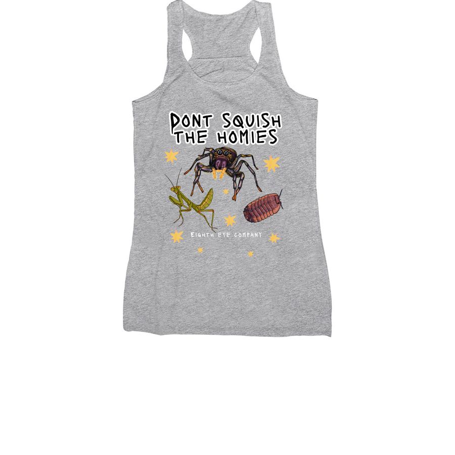 Handrawn Homies, a Athletic Heather Women's Racerback