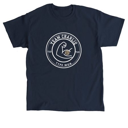Team Charlie - T1D Walk, a Navy Classic Unisex Tee