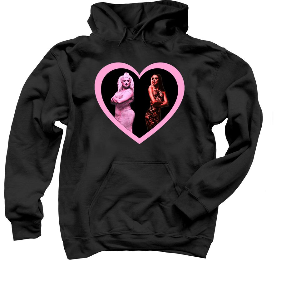 BEAUTY/BEAST, a Black Pullover Hoodie