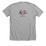 we are cool!, a Athletic Heather Premium Unisex Tee (back-view)