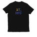 Art Nerd T Shirt, a Deep Black Allmade Organic Cotton Unisex Tee