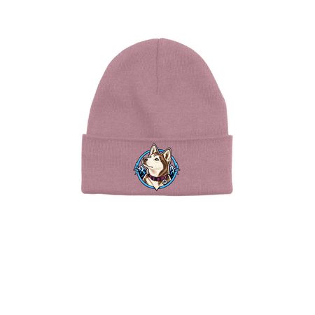 Fiend Beanie, a Cosmic Pink Printed Base Camp Beanie