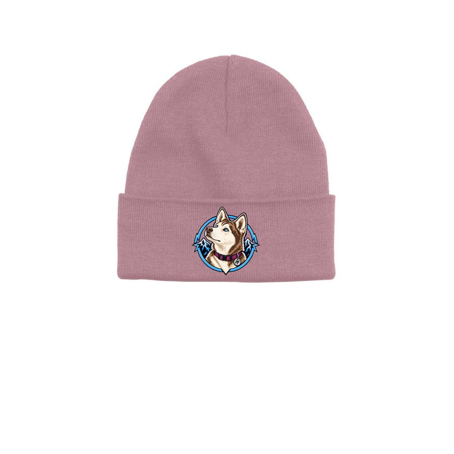 Fiend Beanie, a Cosmic Pink Printed Base Camp Beanie