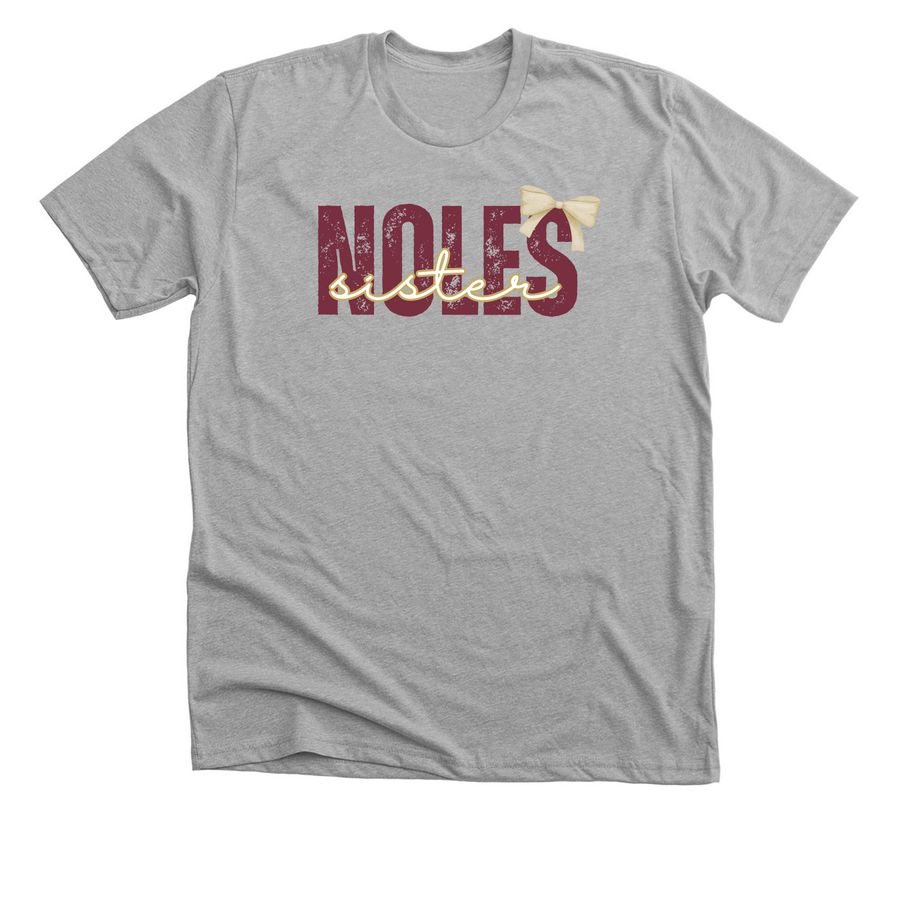 Noles Sister, a Athletic Heather Premium Unisex Tee