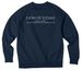 DEFENDER: LION of JUDAH, a Rebel Blue Allmade Organic CVC Crewneck Sweatshirt (back-view)