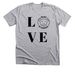 Petey LOVE, a Athletic Heather Premium Unisex Tee