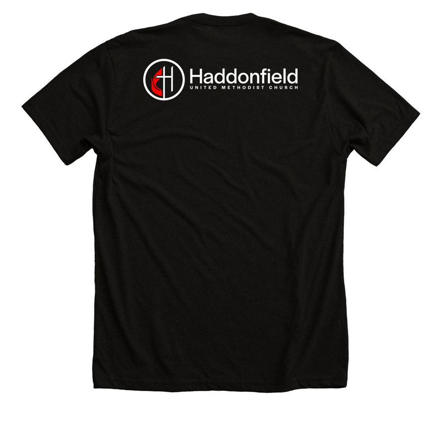 Autism Awareness Month 2025, a Solid Black Blend Premium Unisex Tee (back-view)