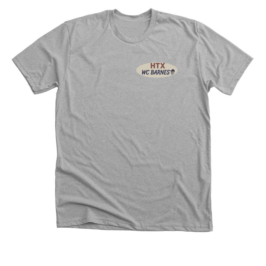 HTX WC Barnes Cartoon, a Athletic Heather Premium Unisex Tee