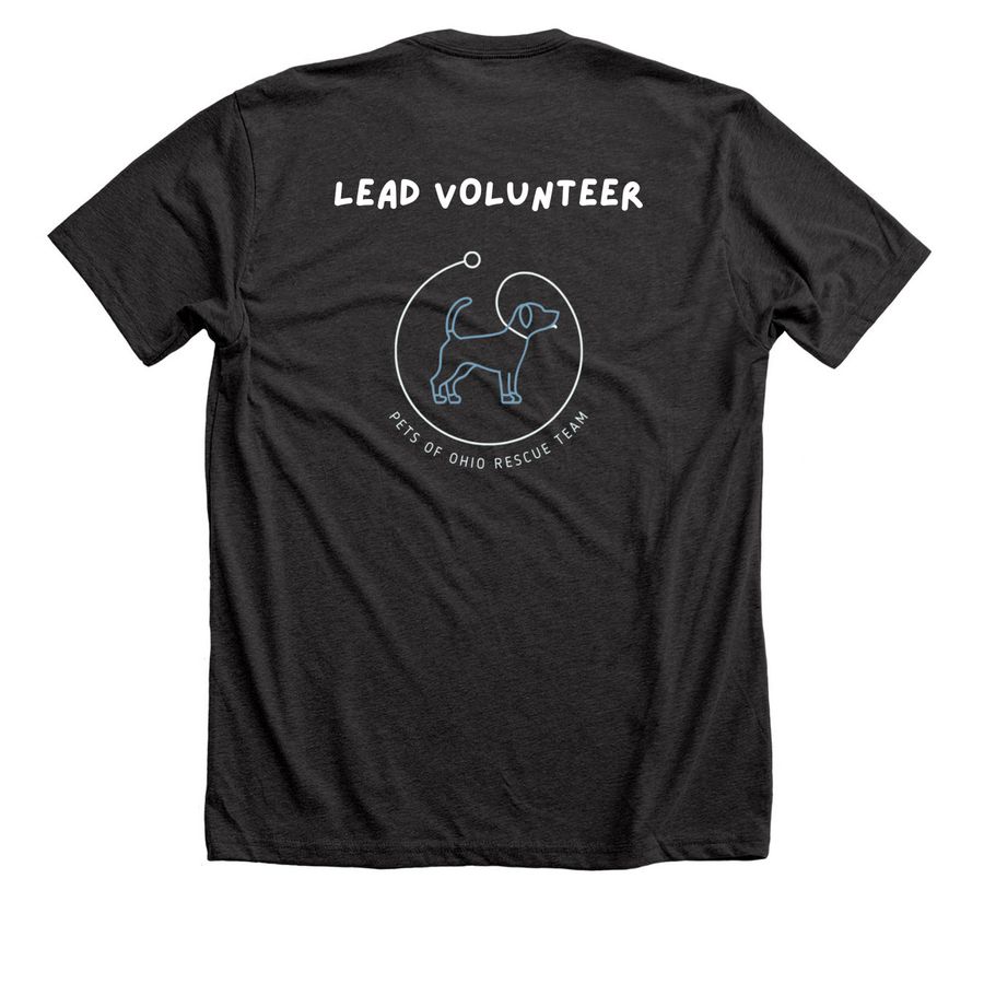 Lead Volunteer 2026, a Dark Grey Heather Premium Unisex Tee