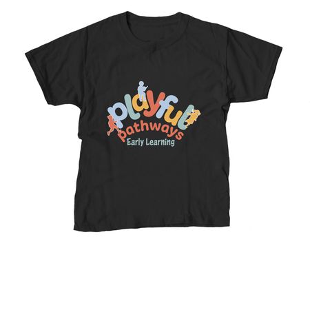 Youth Sizes, a Black Youth Unisex Tee