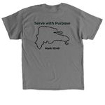 Casa de Amor, a Charcoal Classic Unisex Tee (back-view)