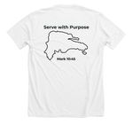 Casa de Amor, a Solid White Blend Premium Unisex Tee (back-view)