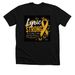 Lyric?s fight against osteosarcoma&nbsp;, a Solid Black Blend Premium Unisex Tee