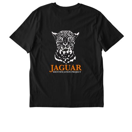 Black&nbsp;T-Shirt Jaguar ID Project&nbsp;, a Black Stanley/Stella Unisex Creator 2.0 Tee (back-view)