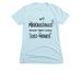 Why We PROCRASTINATE&nbsp;, a Ice Blue Women's Slim Fit Tee