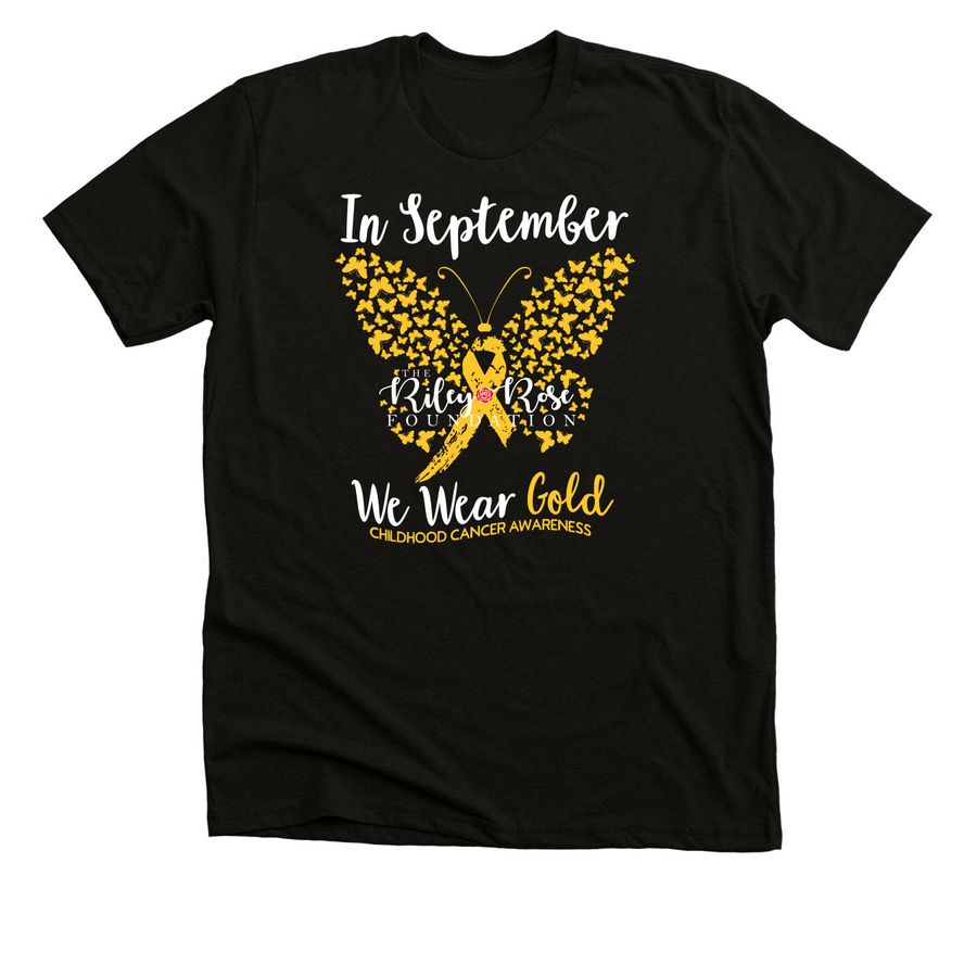 The Riley Rose Foundation, a Black Heather Premium Unisex Tee