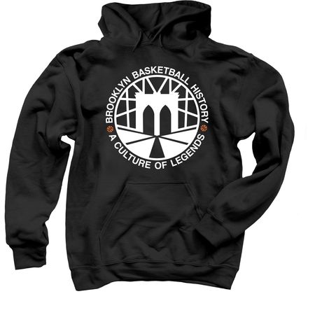 Brooklyn Basketball History, a Black Pullover Hoodie