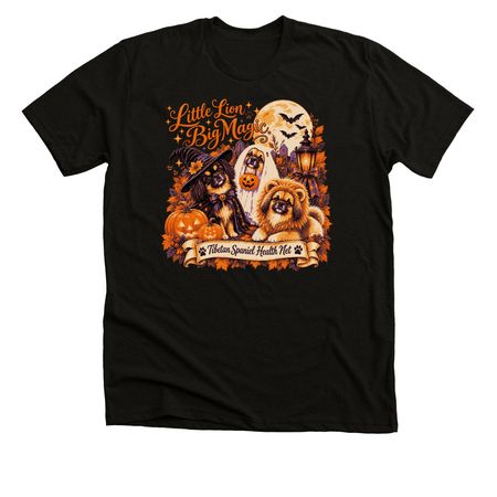 It's a Tibbie Halloween, a Black Heather Premium Unisex Tee