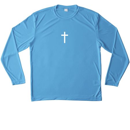 Set Apart, a Carolina Blue Unisex Performance Long Sleeve Tee