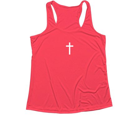 Set Apart, a Hot Coral Women's Performance Tank