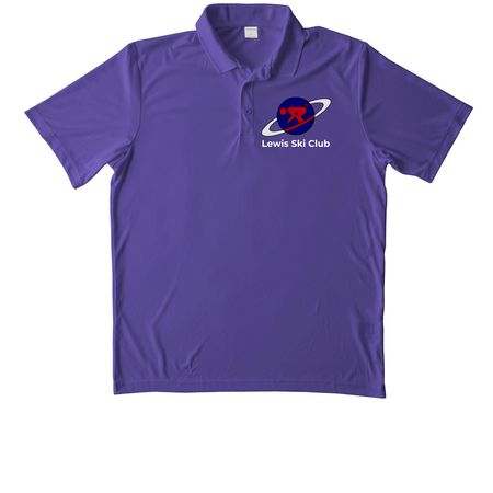 Lewis Ski Club - Spring Apparel, a Purple Unisex Performance Polo