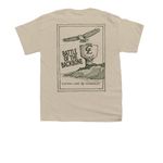 BATTLE OF THE BACKBONE 2026-27, a Sand Youth Unisex Tee (back-view)