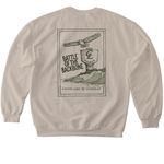 BATTLE OF THE BACKBONE 2026-27, a Sand Softstyle Crewneck Sweatshirt (back-view)