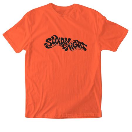 Sunday Night Music Club, a Orange Softstyle Cotton Tee