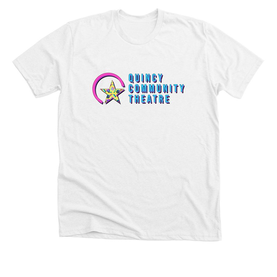 QCT Retro, a Solid White Blend Premium Unisex Tee