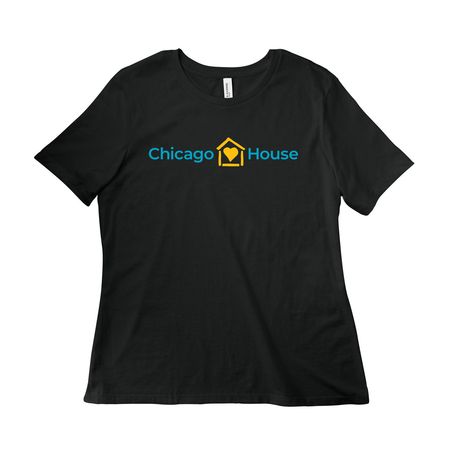 Chicago House and Social Service Agency, a Vintage Black Women?s Relaxed Cotton Tee