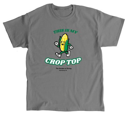 This is my Crop Top&nbsp;, a Charcoal Classic Unisex Tee
