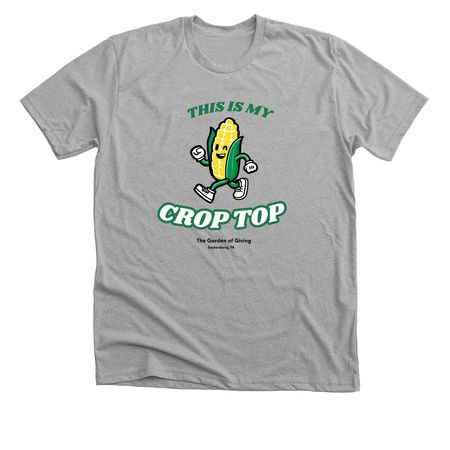 This is my Crop Top&nbsp;, a Athletic Heather Premium Unisex Tee