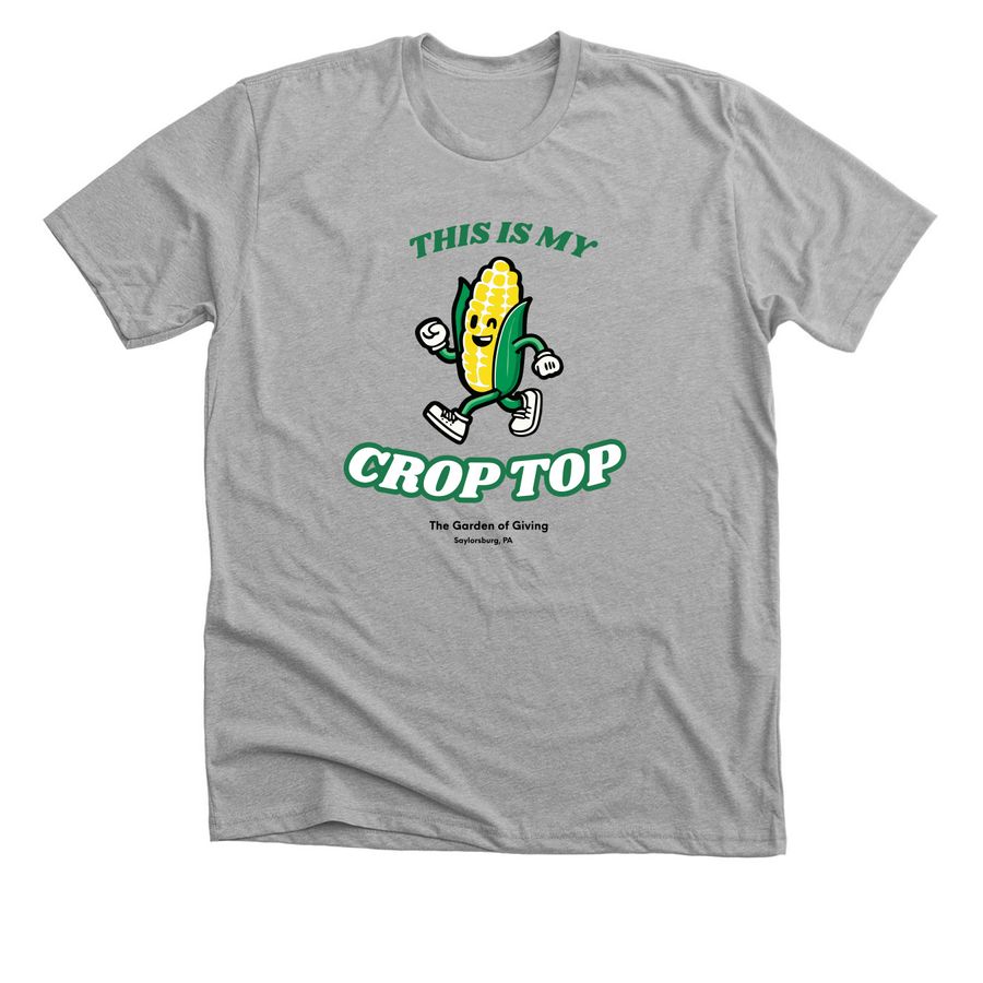 This is my Crop Top&nbsp;, a Athletic Heather Premium Unisex Tee
