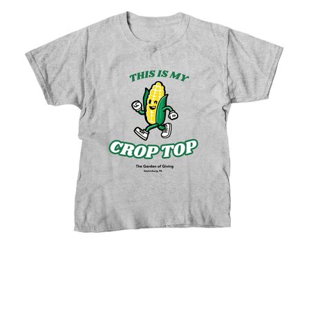 This is my Crop Top&nbsp;, a Sport Grey Youth Unisex Tee
